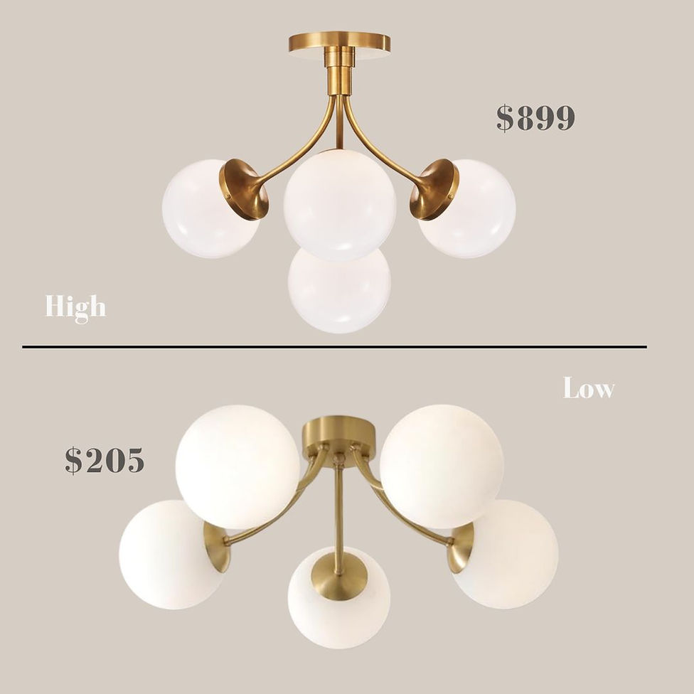 Lookalike trendy Ceiling lights chandeliers pendant flush mount lantern lights that looks like lights visual comfort but are affordable and better on a budget glass flush mount