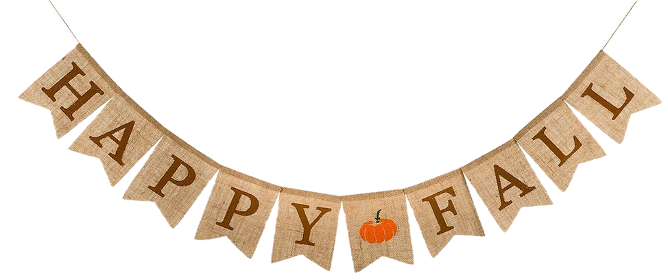 Cozy autumn decor and fall decorating ideas. Seasonal autumn decor on a budget with this burlap Happy Fall banner that can be hung on a mantle.