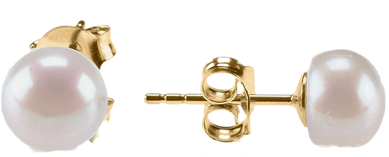 Nostalgic Jewelry: Retro & Vintage Inspired Designs  mid century modern 50's and 60's stud pearl earrings