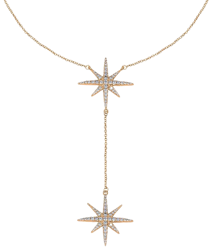 Nostalgic Jewelry: Retro & Vintage Inspired Designs  zirconia round cut starbust art deco necklace