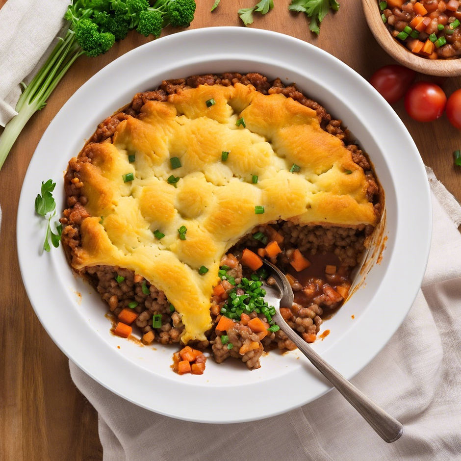 fall and winter comfort foods vegetarian shepards pie recipe