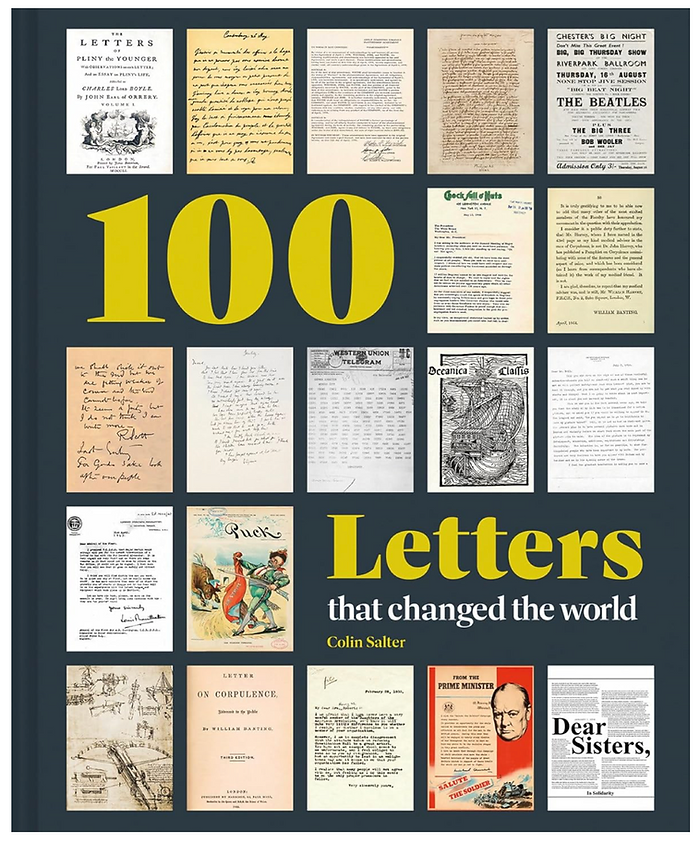 coffee table book 100 letters that changed the world