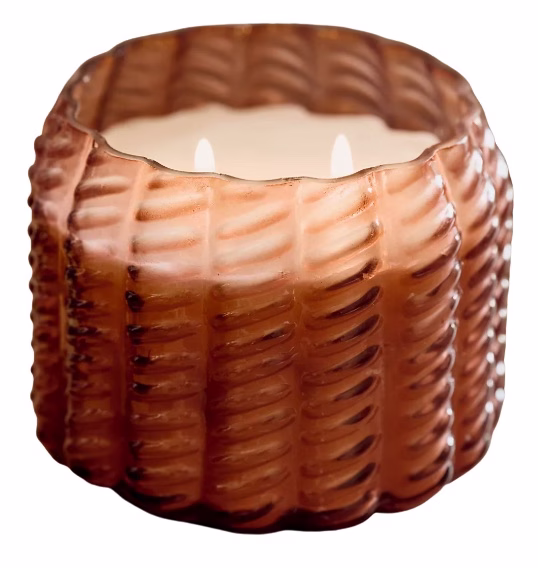 anthropologie brown pumpkin candle