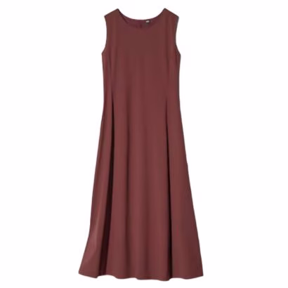 brown packable travel dress