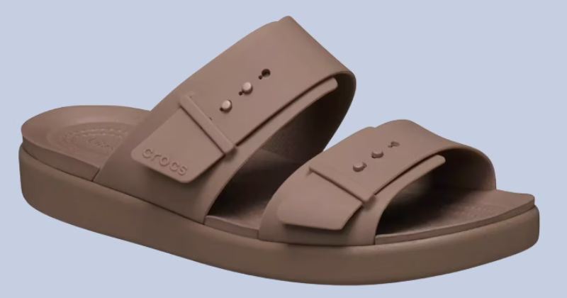 crocs birkenstock lookalike brown sandals