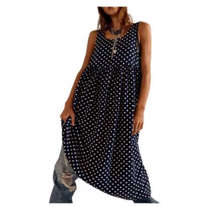 free people polka dot dress