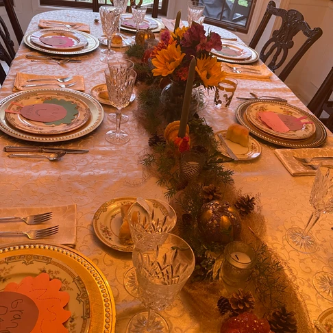 Thanksgiving tablescape