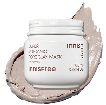 a brown clay face mask