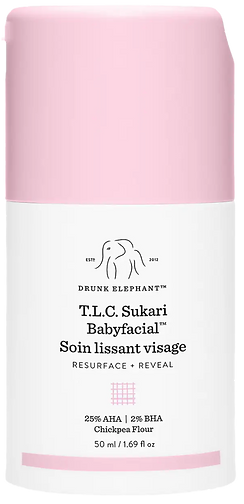 Drunk Elephan Face Cream in a white bottle with pink top
