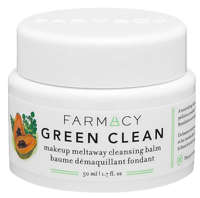 Farmacy Green Clean Lotion in a white container