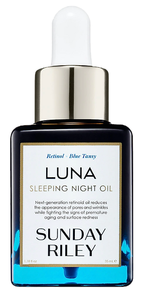 LUna Sleeping Night Oil with a blue tint