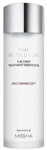 Facial Serum in a white bottle with a silver top