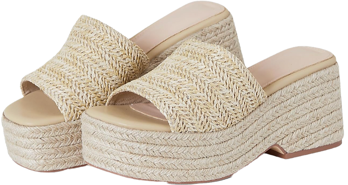 platform slides in white