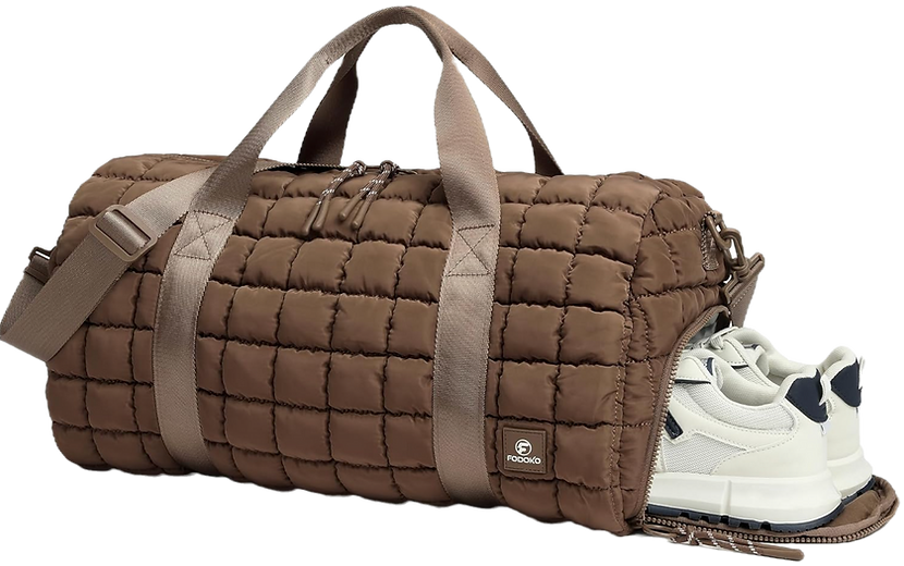 Brown Duffle Bag similar to MZ Wallace