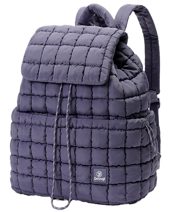 Purple Quilted Backpack similar to MZ Wallace