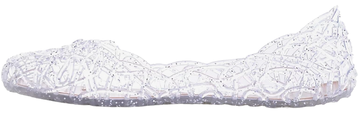 Clear plastic jelly shoes