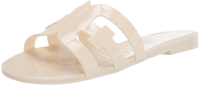 Beige Jelly Slides