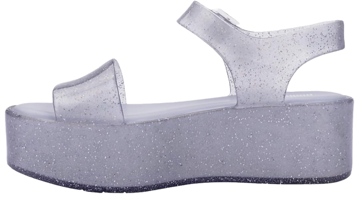 Clear Platform Jelly Sandals