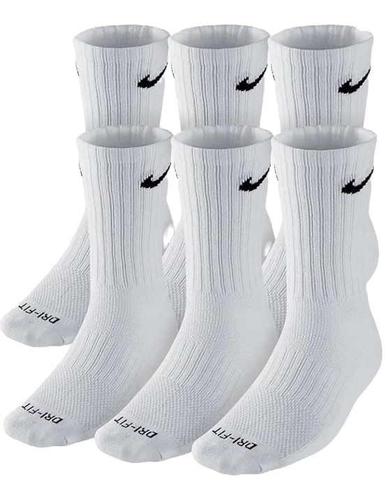 Nike crew socks in white good gift idea for teen girls