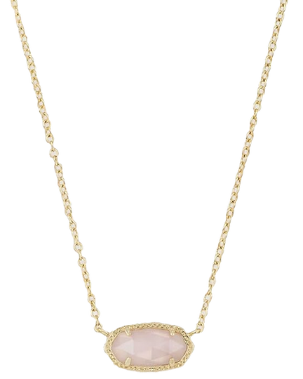 pink and gold kendra necklace for teen girls