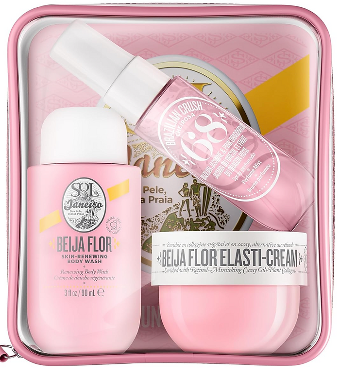 Sol de janero popular body products in pink and yellow