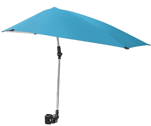 Clip on beach chair umbrella