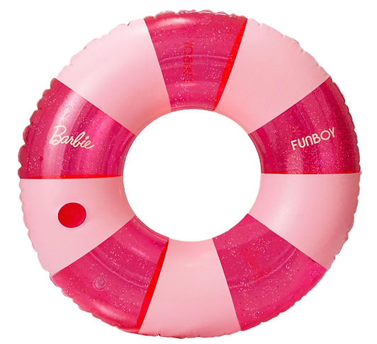 pink barbie pool float inner tube