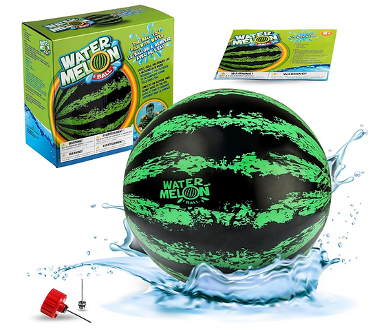 Watermelon floating ball for pools or the beach
