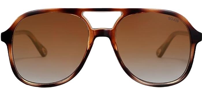 brown aviator sunglasses