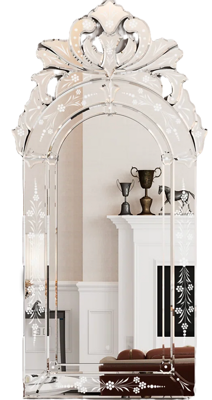 antique vintage beveled edge victorian mirror