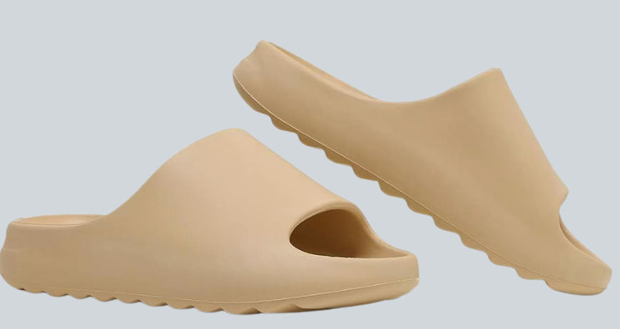 Tan Yeezy Lookalike slides
