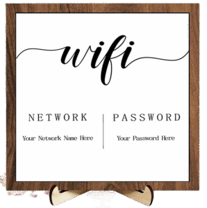 Personalized WiFi Sign