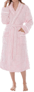 Plush Pink Robe