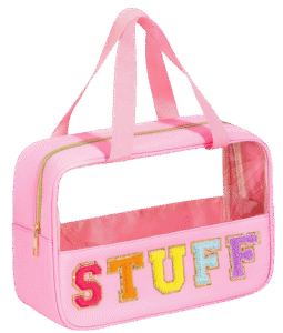 Bathroom Kit Pink with Varsity Letters