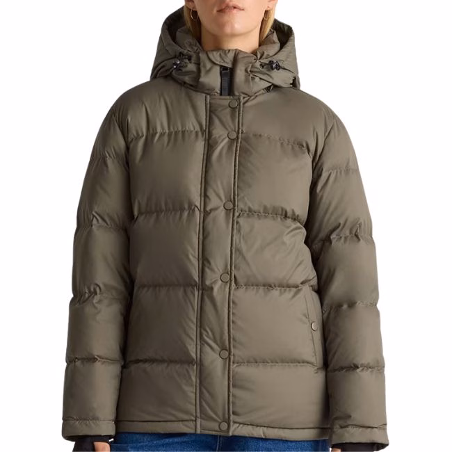 olive green puffer jacket