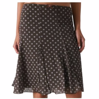 polka dot skirt