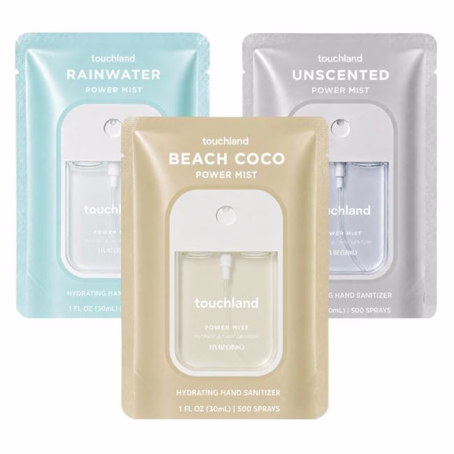 touchland hand sanitizer three pack