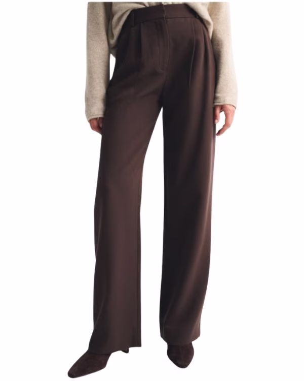 womens brown trousers