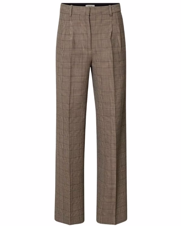 womens houndstooth trousers