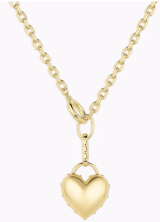 Gorjana Asher Heart Necklace in gold