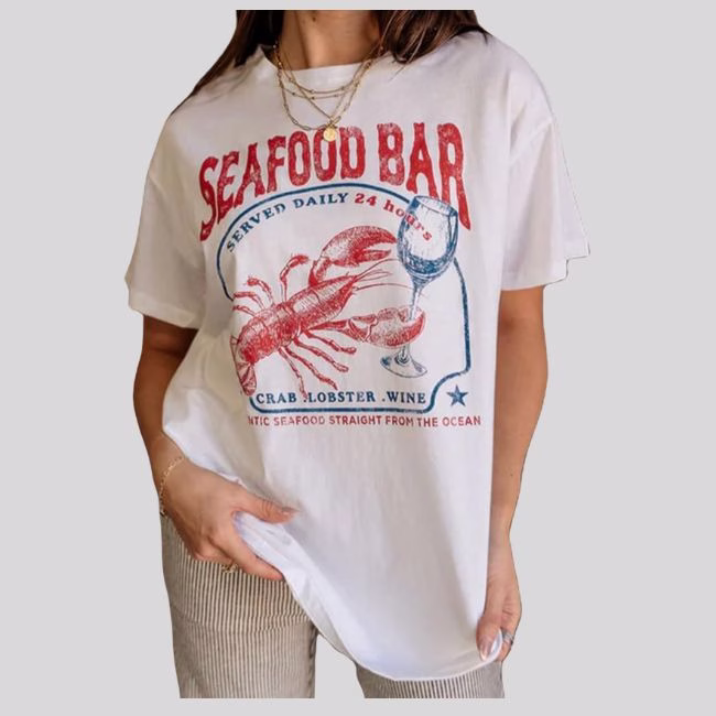 amazon seafood graphic tee