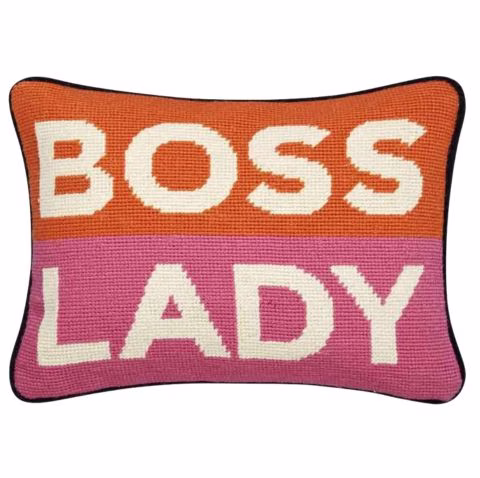 boss lady pillow