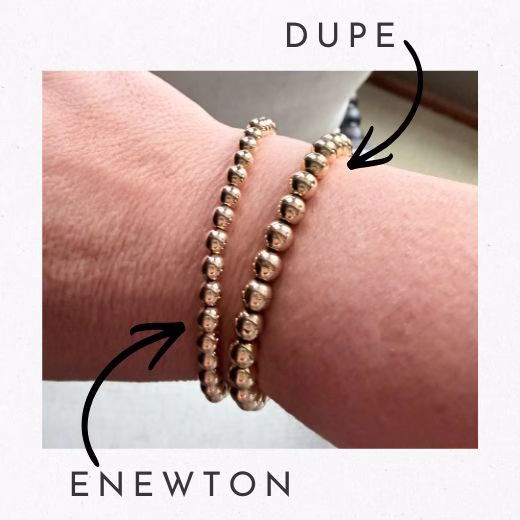 enewton bracelet comparison to a dupe budget version