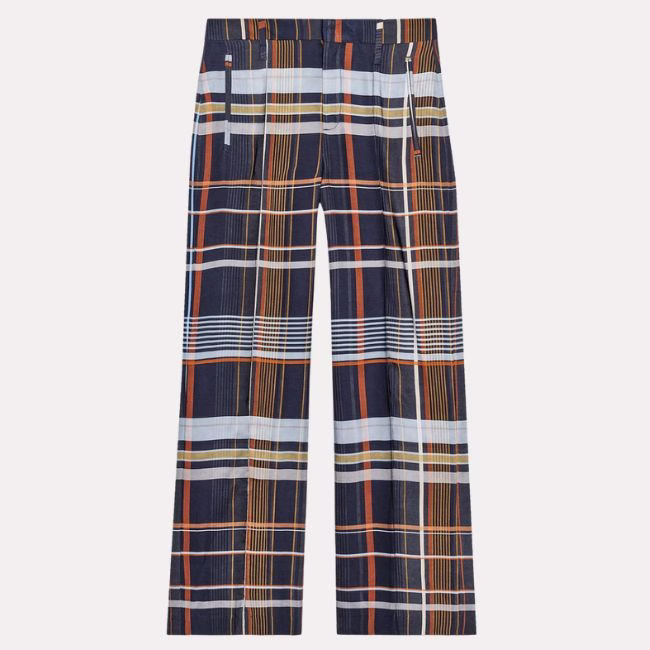 zara plaid pants