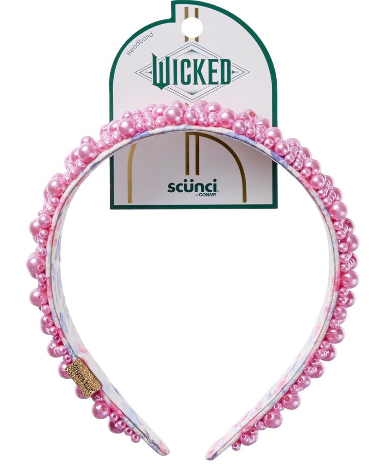 Wicked Glinda Pink Pearl Headband