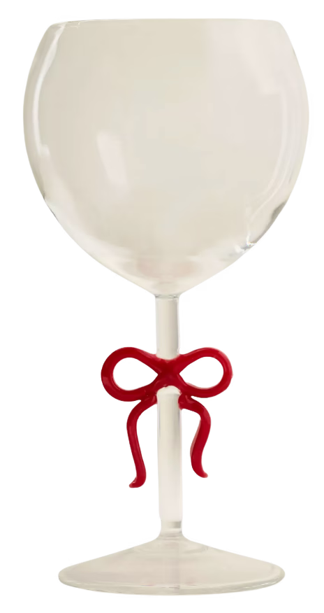 benedita bow wine glass