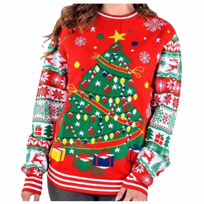 christmas tree ugly christmas sweater
