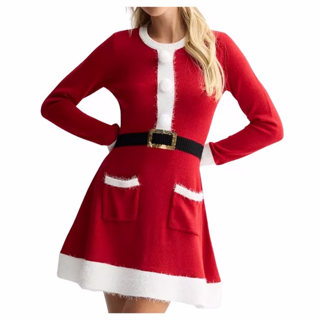 holiday sweater dress