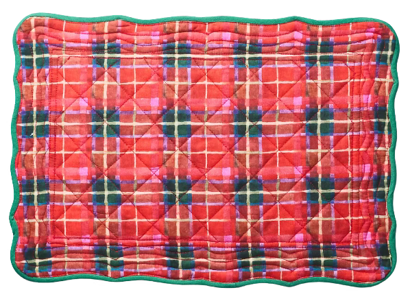 tartan placemat