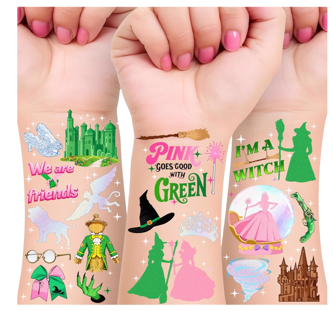 wicked temporary tattoos